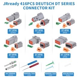 комплект разъемов с 2,3,4,6,8,12 контактами st6309 dt 2~12-контактный разъём фото